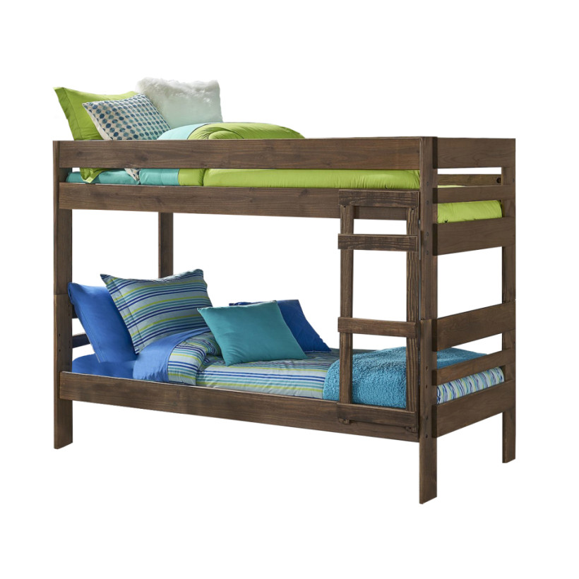 Simply Bunk Beds CL604TT/117BLX2 CHESTNUT T/T BBD