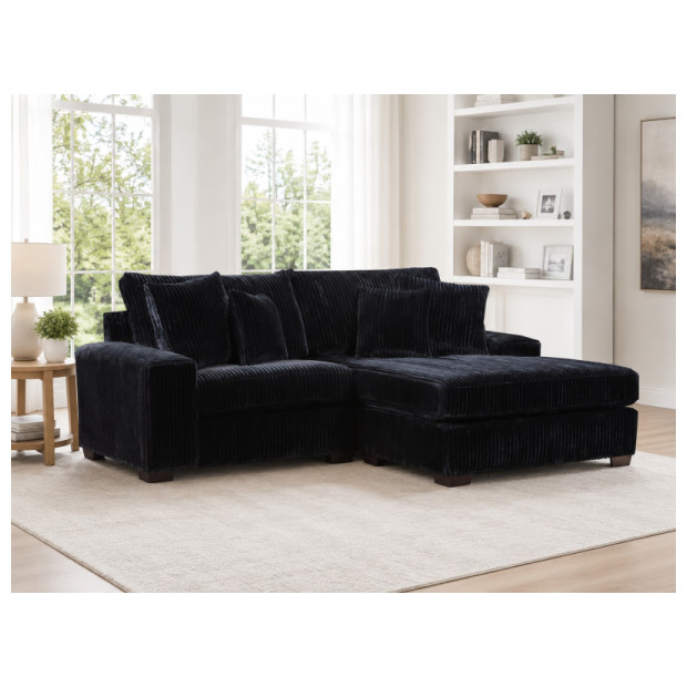 Fitzgerald Furniture LIBBY ONYX 2PC SECT