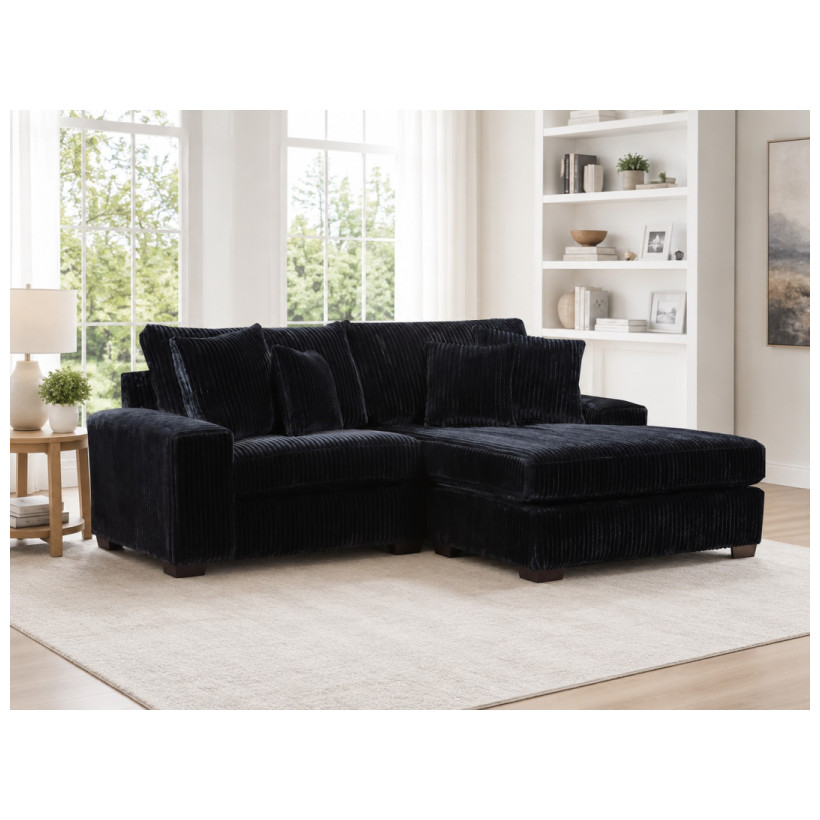 Fitzgerald Furniture LIBBY ONYX 2PC SECT