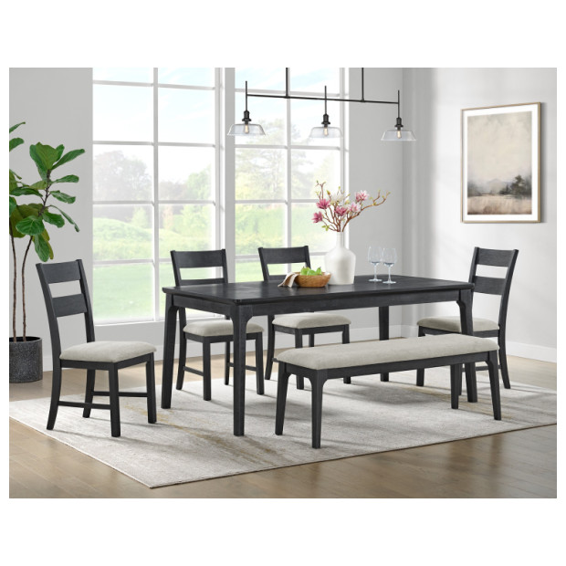 ELEMENTS GARCIA BLK STD 6PC D12990-8-6DS