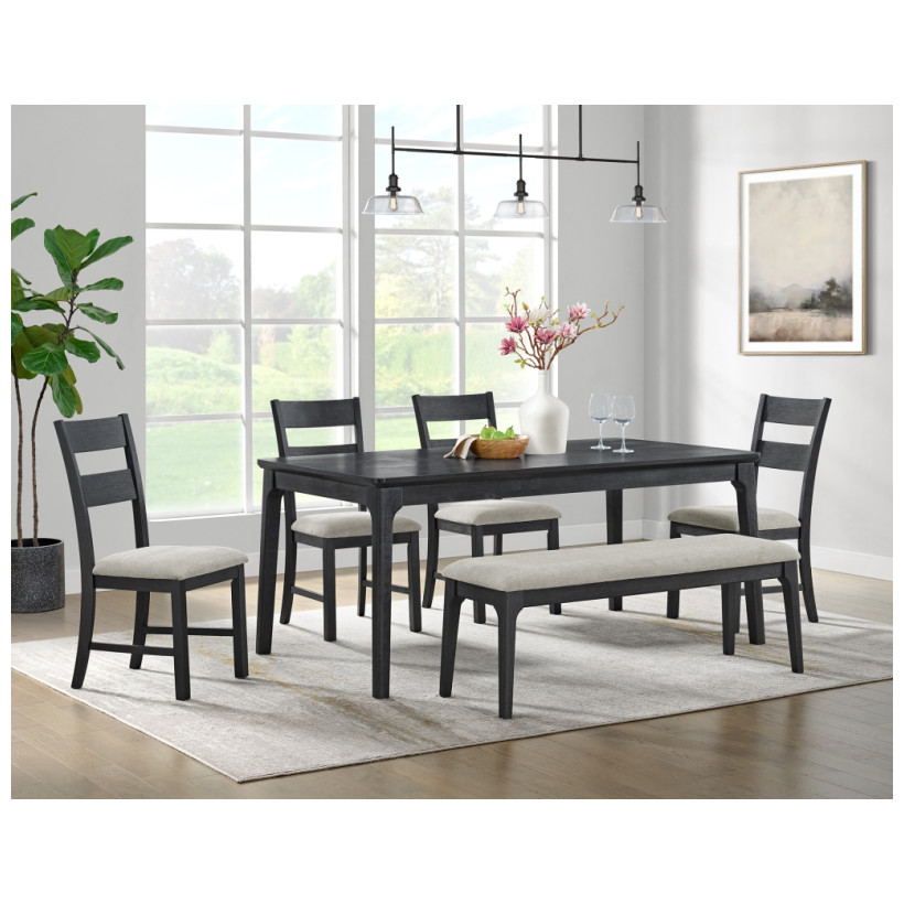 ELEMENTS GARCIA BLK STD 6PC D12990-8-6DS